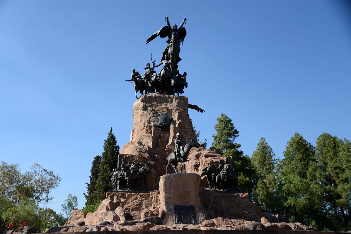 15-04 Army of the Andes Carved By Juan Manual Ferrari from Uruguay At Cerro de la Gloria The Hill of Glory In Mendoza